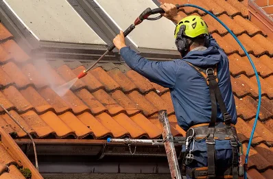 Démoussage et hydrofuge de toiture à Barretaine